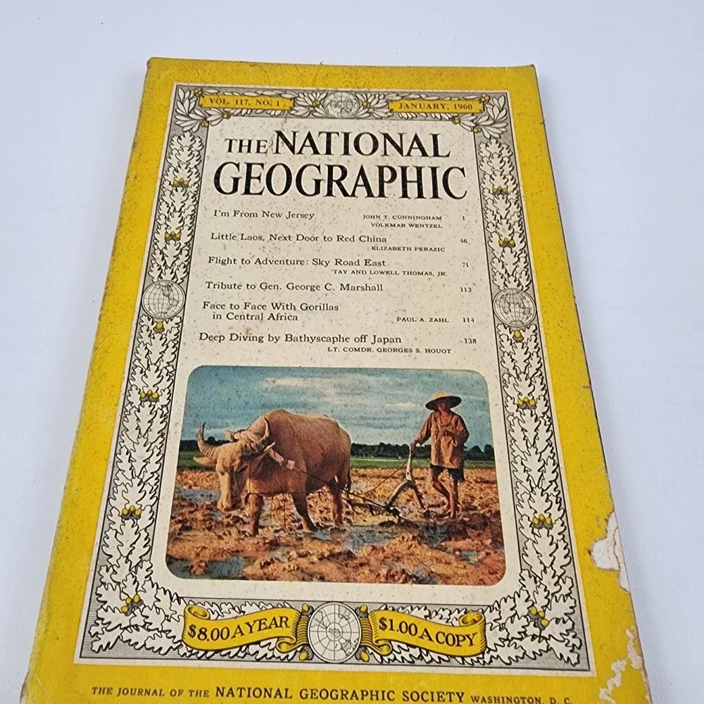 National‎ Geographic Magazine January 1960 No Insert